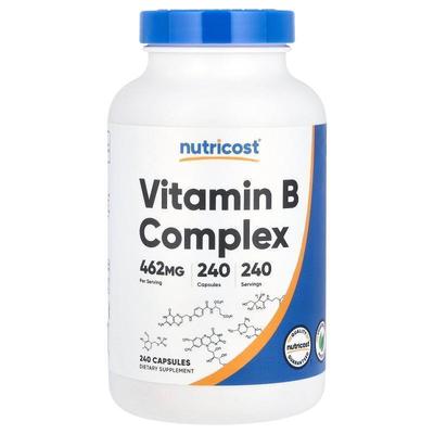 Nutricost,Vitamin B Complex, 462 mg, 240 Capsules