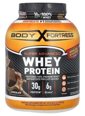 Body Fortress,Super Advanced Whey Protein, Chocolate, 3.9 lb