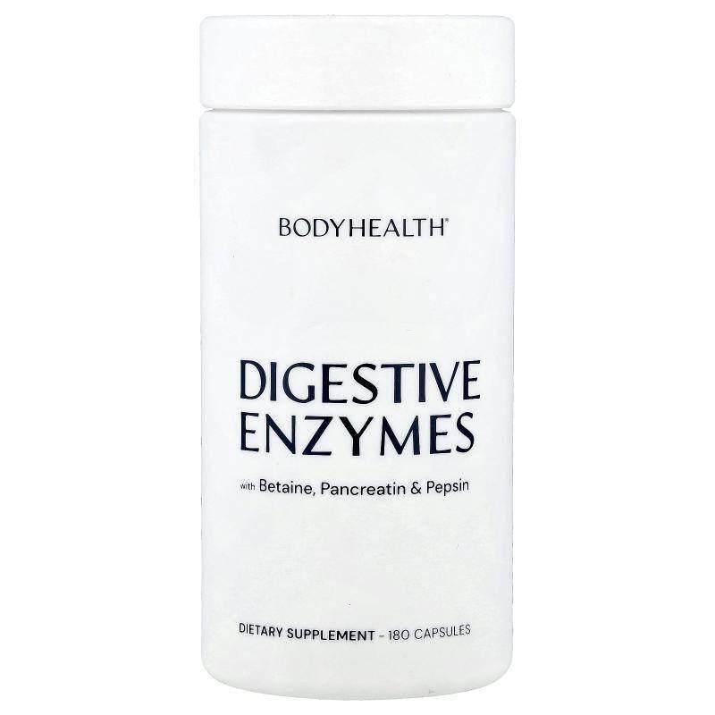 BodyHealth,酶胶囊，含甜菜碱、胰酶和胃蛋白酶，180 粒