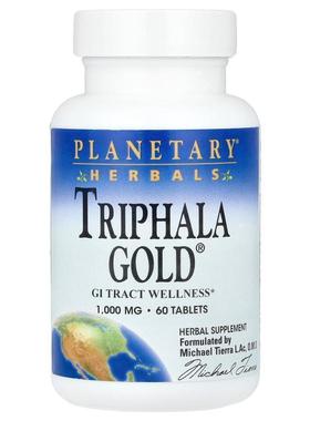 Planetary Herbals,Triphala Gold®，1000 毫克，60 片（每片 500