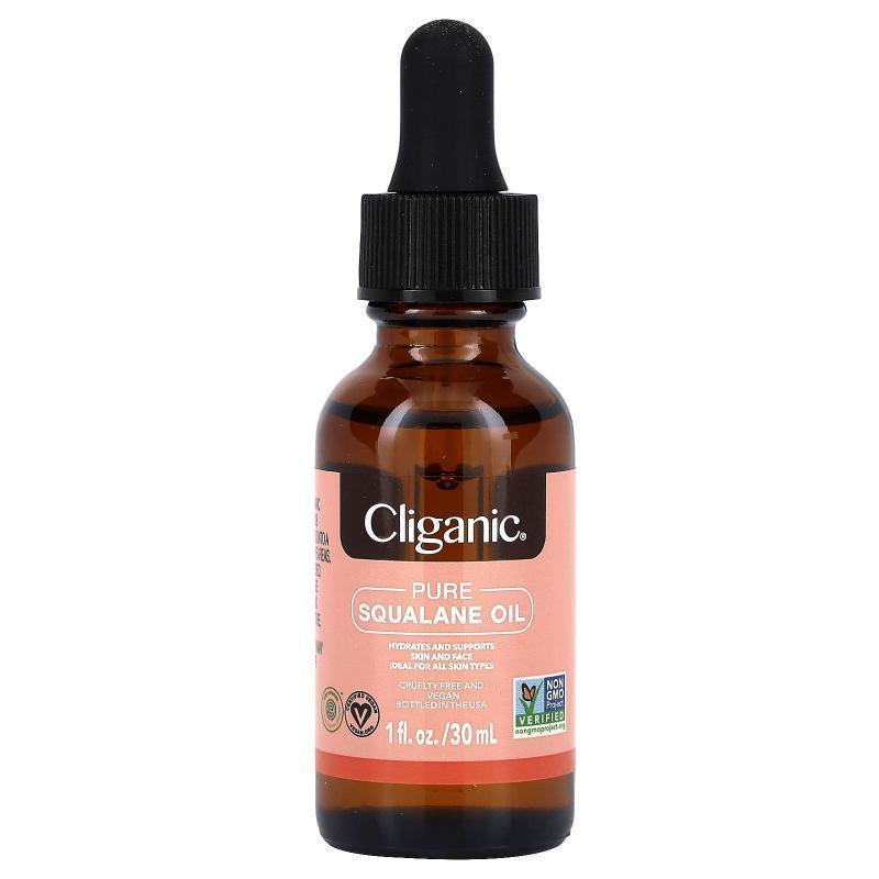 Cliganic,Pure Squalane Oil, 1 fl oz (30 ml)