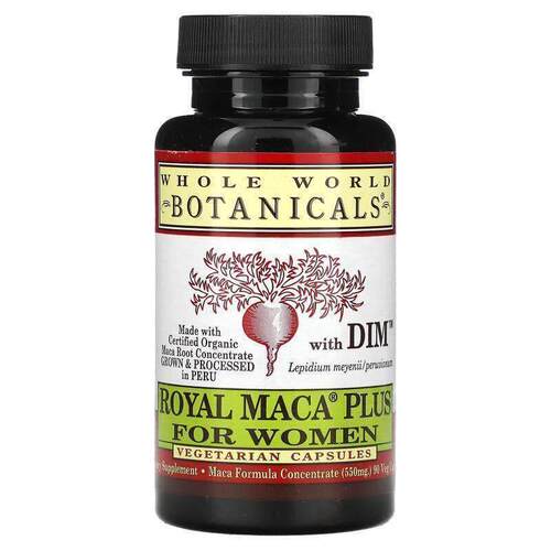 Whole World Botanicals,女性皇室玛卡，550 毫克，90 粒素食胶囊