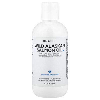 Codeage,DNA Pet, Wild Alaskan Salmon Oil, For Dogs, 8 fl oz