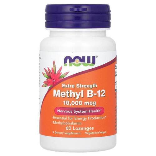 NowFoods诺奥甲基B-12维生素含片神经系统健康机体抵御力高含量
