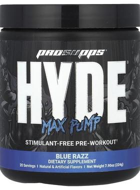 ProSpps,Hyde, Max Pump, Blue Razz, 7.9 oz (224 g)
