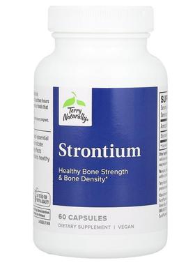 Terry Naturally,Strontium, 60 Capsules