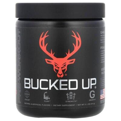 Bucked Up,运动前补充剂，红树莓味，10.56盎司（299克）