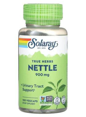 Solaray,True Herbs Nettle, 900 mg, 100 VegCaps