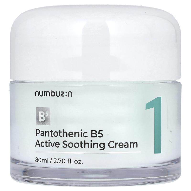 Numbuzin,No. 1 Pantothenic B5 Active Soothing Cream , 2.82 f