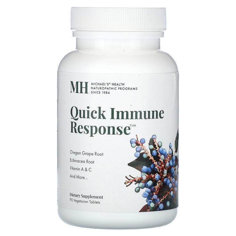 Michael's Naturopathic,Quick Immune Response, 90 Vegetarian