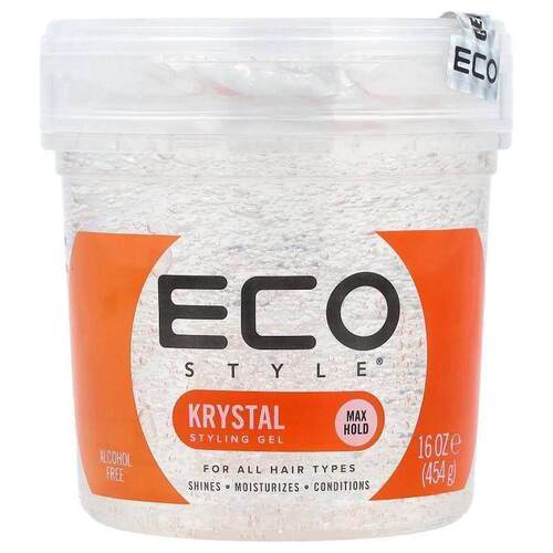 Eco Style, 造型凝胶，强韧定型，适合各种发质，Krystal