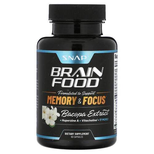 Snap Supplements,Brain Food, Bacopa Extract&nbsp;