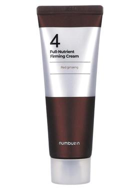 Numbuzin,No.4 Full-Nutrient Firming Cream, Red Ginseng, 2.02