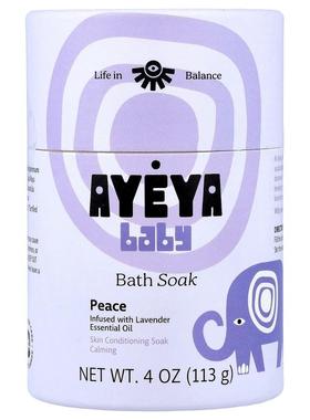 Ayeya,Baby, Bath Soak, Lavender, 4 oz (113 g)