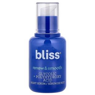 Bliss,Renew & Smooth, Resurfacing Night Serum, 1 fl oz (