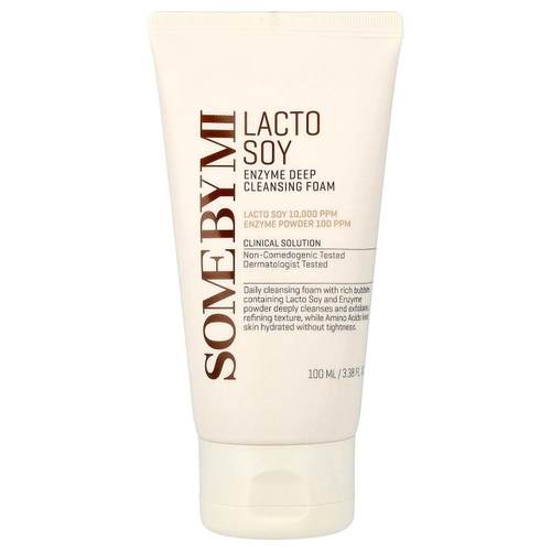 莎柏蜜,Lacto Soy, Enzyme Deep Cleansing Foam, 3.38 fl oz (10