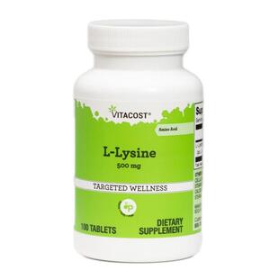 Vitacost,L-Lysine, 500 mg, 100 Tablets