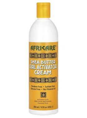 Cococare,Africare，乳木果油防卷曲活力乳，12 盎司（354 毫升）