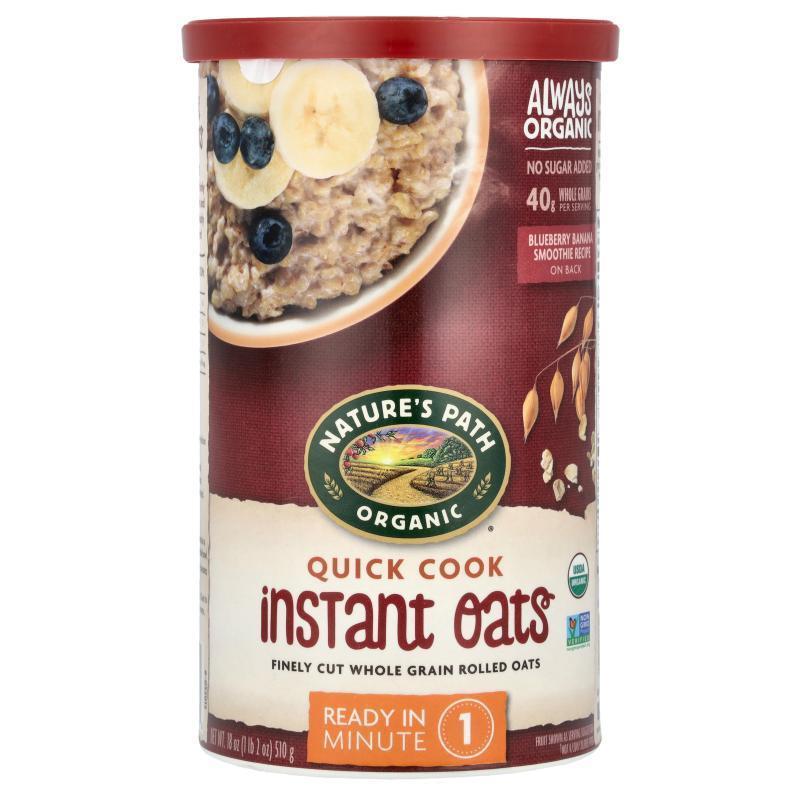 Nature's Path,Organic Quick Cook Instant Oats, 18 oz (510 g)