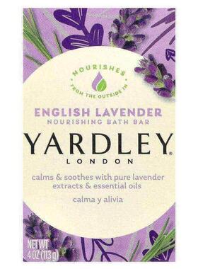 Yardley London保湿沐浴皂英国薰衣花草深层清洁持久留香