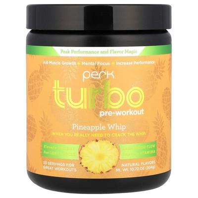 Perk Energy,Turbo，锻炼前配方，Pineapple Whip，10.72 盎司（3