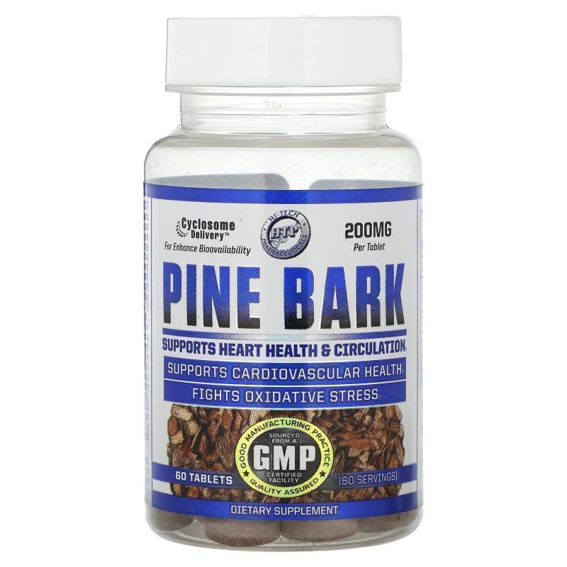 Hi Tech Pharmaceuticals,Pine Bark, 200 mg, 60 Tablets