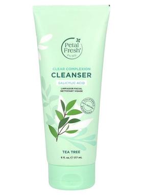 佩特斯,Clear Complexion Cleanser, Tea Tree, 6 fl oz (177 ml)