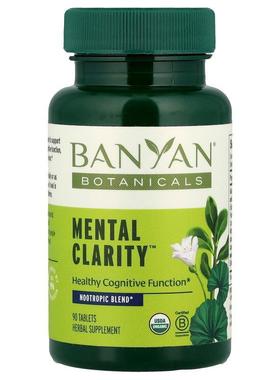 Banyan Botanicals,Mental Clarity™ 大脑，90 片