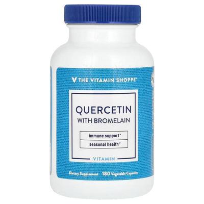 The Vitamin Shoppe,Quercetin With Bromelain, 180 Vegetable C