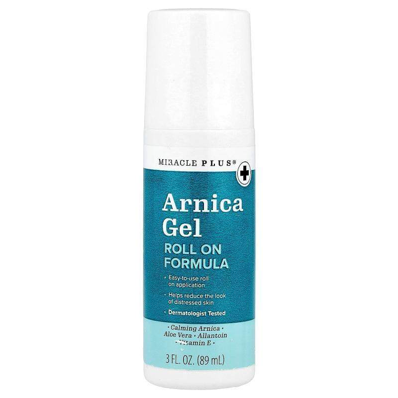 Miracle Plus,Arnica Gel, Roll on Formula, 3 fl oz (89 ml)