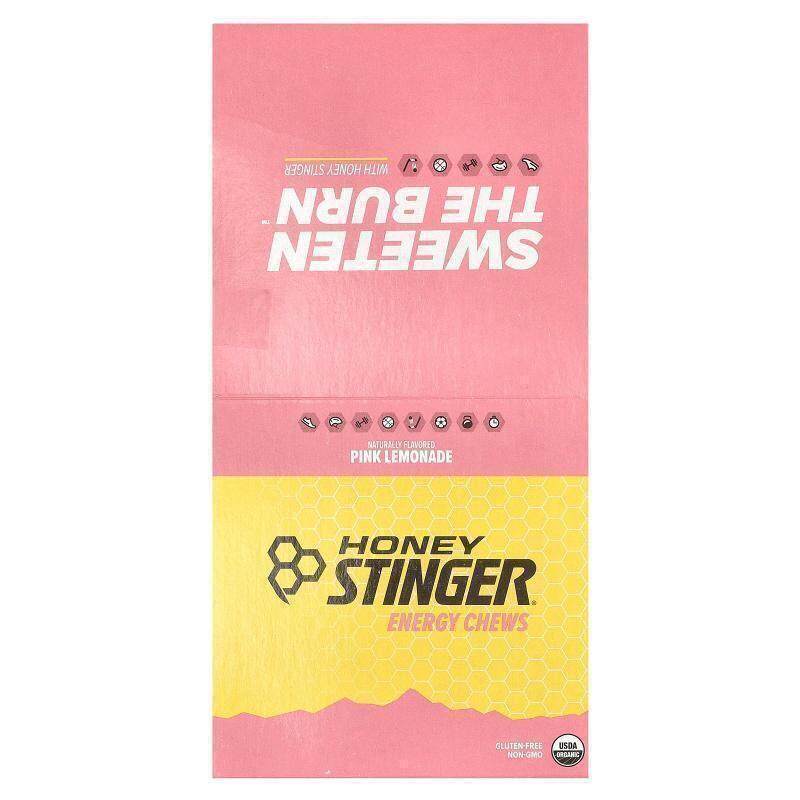 HoneyStinger,能量咀嚼片,粉色柠檬水味,12 包,每包 1.8 盎司5