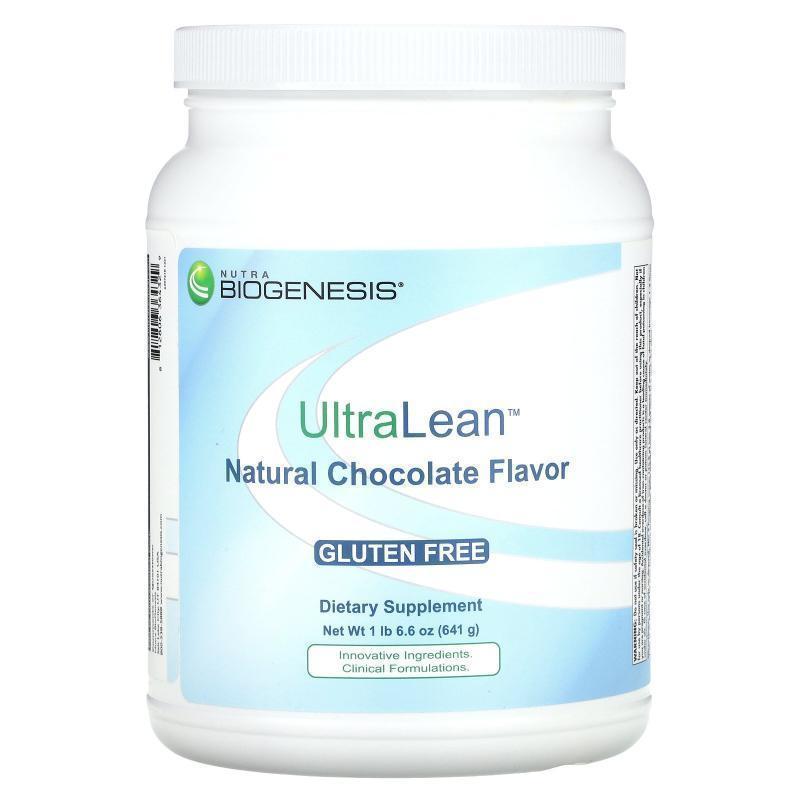 Nutra BioGenesis,UltraLean, Natural Chocolate, 1 lb 6.6 oz (