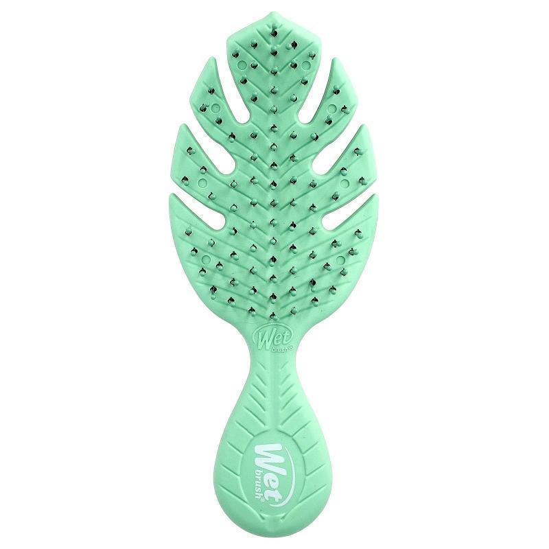Wet Brush,Go Green™ 迷你顺发梳，绿色，1 件