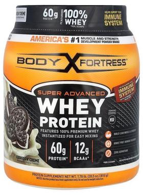 Body Fortress,Super Advanced Whey Protein, Cookies N' Creme