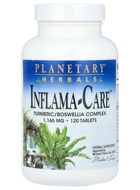 Planetary Herbals,Inflama-Care™，姜黄/乳香复合物