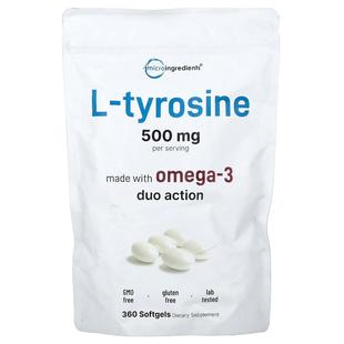 Micro Ingredients,L-Tyrosine, 360 Softgels