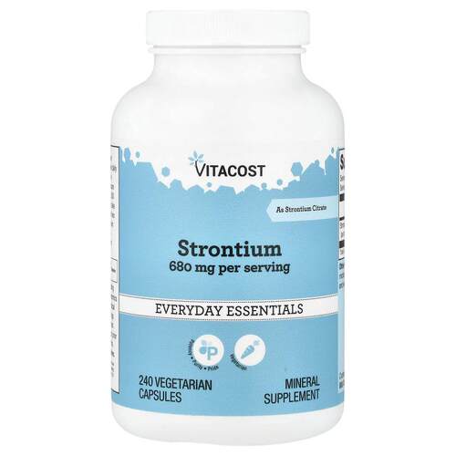 Vitacost Strontium柠檬酸锶骨骼享受从容状态清新相伴