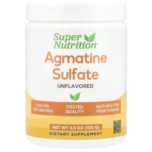 Super Nutrition硫酸胍基丁胺原味提升运动表现健身搭档肌肉大脑