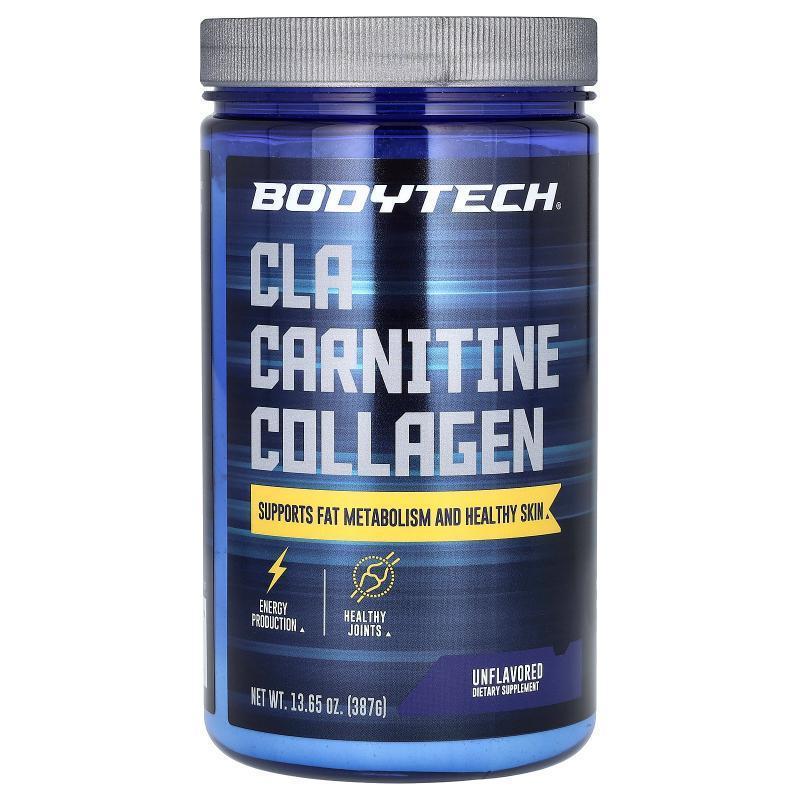 BodyTech,CLA Carnitine Collagen, Unflavored, 13.65 oz (387 g