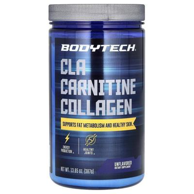 BodyTech,CLA Carnitine Collagen, Unflavored, 13.65 oz (387 g