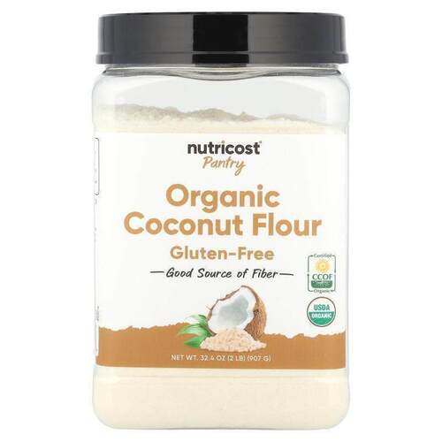 Nutricost,Pantry，有机椰子粉，32.4 盎司（907 克）