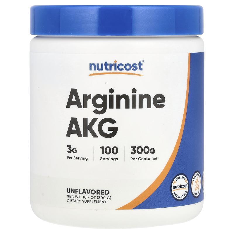 Nutricost,Arginine AKG, Unflavored, 10.7 oz (300 g)