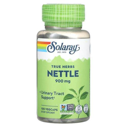 Solaray,True Herbs Nettle, 900 mg, 100 VegCaps