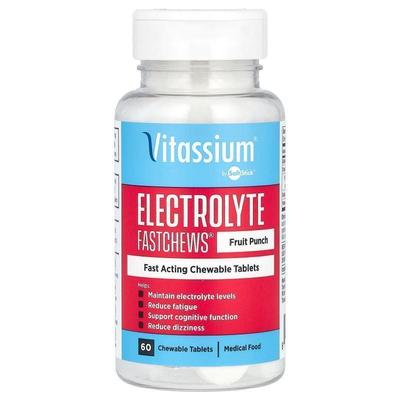 Vitassium,Electrolyte FastChews®，混合水果味，60 片咀嚼片
