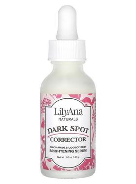 Lilyana Naturals,去印乳液，洁白精华，1 盎司（30 克）