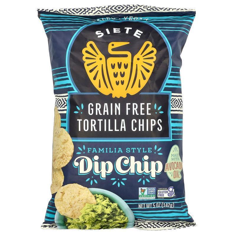 Siete,Grain Free Tortilla Chips, Dip Chip, 5 oz (142 g)