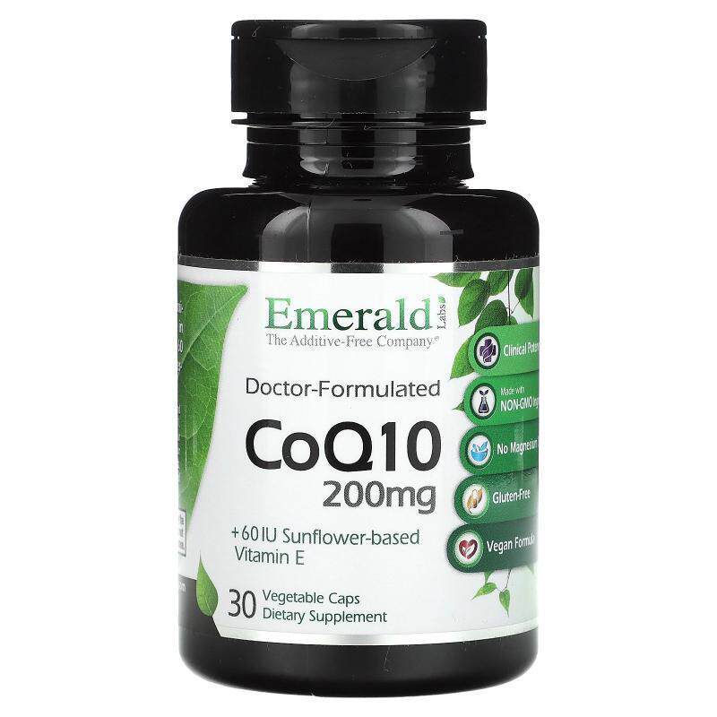 Emerald Laboratories,CoQ10, 200 mg, 30 Vegetable Caps