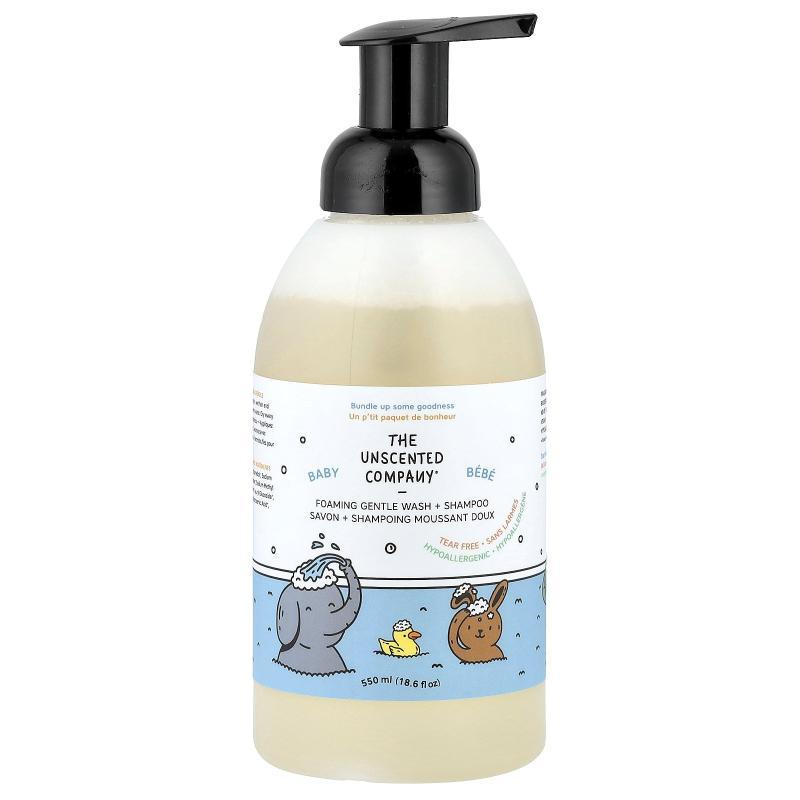 The Unscented Company,Baby, Foaming Gentle Wash + Shampoo, F