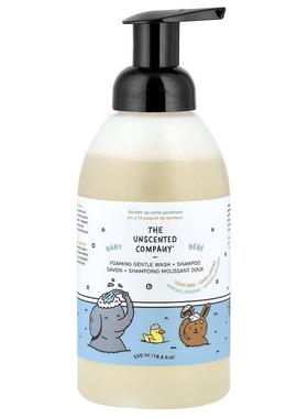 The Unscented Company,Baby, Foaming Gentle Wash + Shampoo, F
