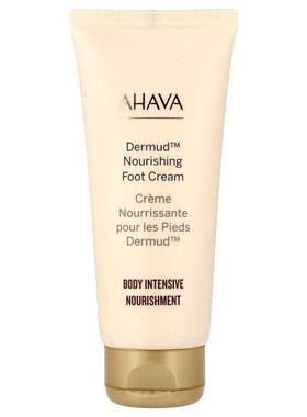 AHAVA,Dermud™ 滋养足霜，3.4 液量盎司（100 毫升）